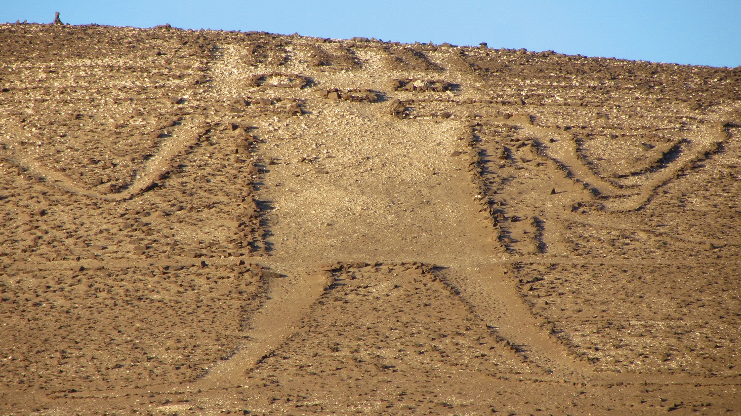 Gigante de Atacama with 86 meters high the largest geoglyph on earth